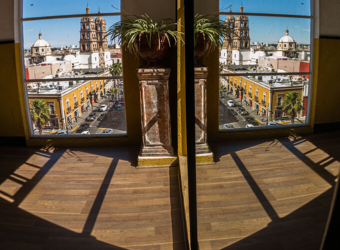 Vista interior del Hotel Casablanca Durango
